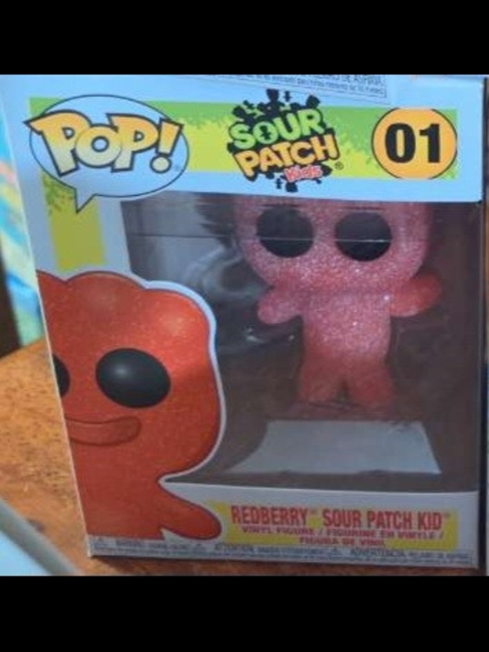 Funko Sour Patch Kids Redberry Glitter Vinyl Figure - Pink/Red